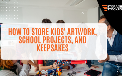 How to Store Kids’ Artwork, School Projects, and Keepsakes