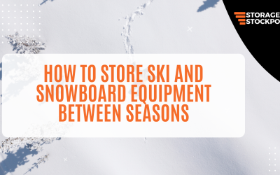 How to Store Ski and Snowboard Equipment Between Seasons