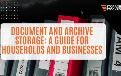Document and Archive Storage: A Guide for Households and Businesses
